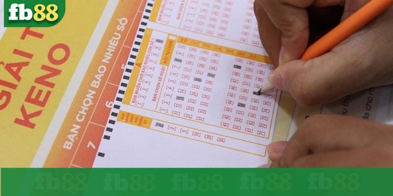 Các bước chơi cơ bản trong luật chơi Keno