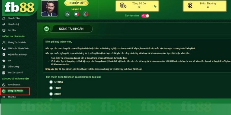 Cách xoá tài khoản FB88 mới nhất