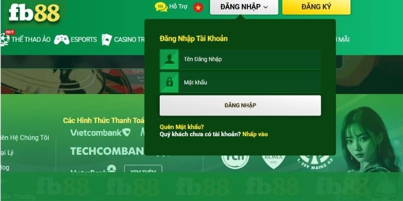 Hướng dẫn đổi mật khẩu FB88 dễ dàng